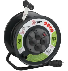 Удлинитель ЭРА RMx-4es-3x2.5-30m-IP44KG Б0043058