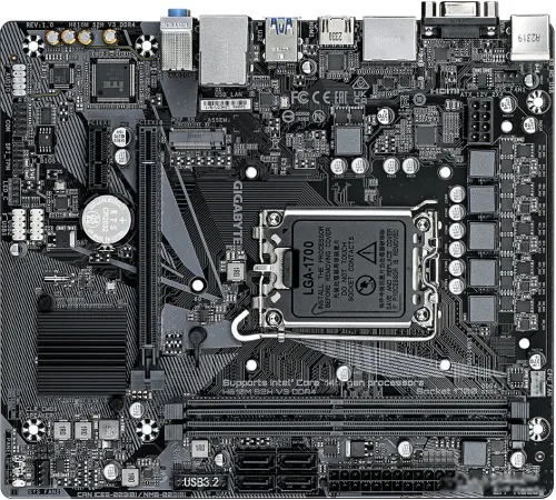 Материнская плата Gigabyte H610M S2H V3 DDR4 rev. 1.0