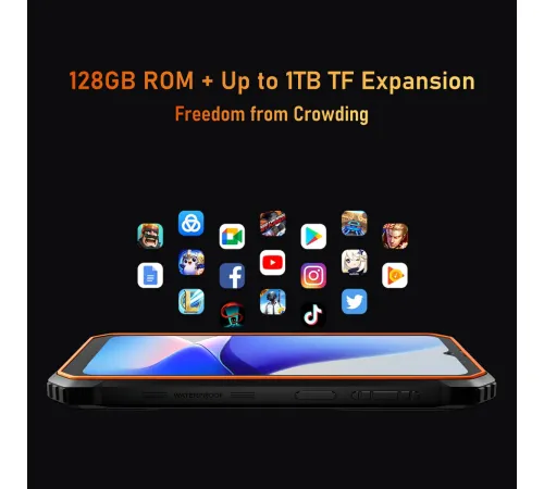 Телефон Blackview BV6200 Pro 6GB/128GB черный