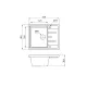Кухонная мойка AV Engineering Platinum AV765495PSNA песочный