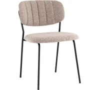 Стул Stool Group Кэрол без подлокотников FDC9003 DC2635-4A grey букле серый/черные ножки