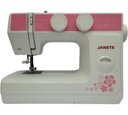 Электромеханическая швейная машина Janete 989 розовая