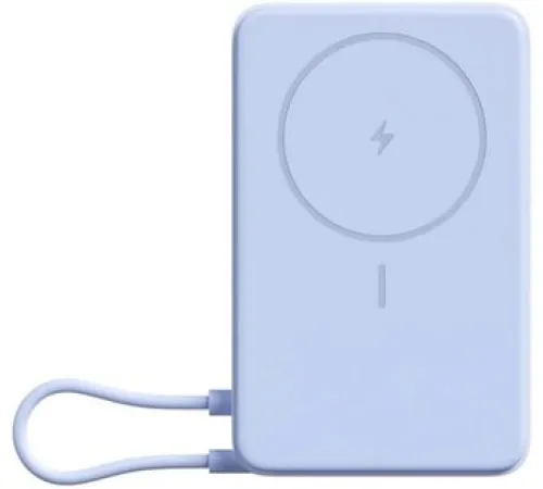 Внешний аккумулятор Xiaomi Magnetic Power Bank with Built-in Stand WPB1007Z 10000mAh голубой, международная версия