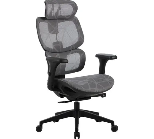 Офисное кресло CACTUS CS-MC555-GY черный/серый
