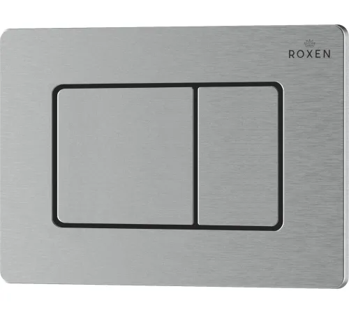 Унитаз подвесной Roxen Royal Matt в комплекте с инсталляцией StounFix Dual Fresh 6 в 1 968301 кнопка: сатин