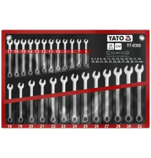 Набор ключей Yato YT-0365 25 предметов