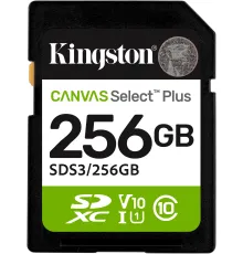 Карта памяти Kingston Canvas Select Plus SDXC 256GB SDS3/256GB