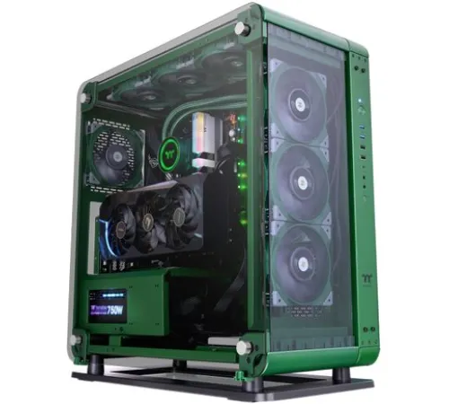 Корпус Thermaltake Core P6 Tempered Glass Racing Green CA-1V2-00MCWN-00