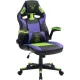Игровое геймерское кресло FLOKY Asgard Purple-Green фиолетовый/зеленый