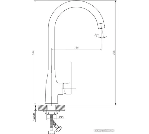 Смеситель Esko Belgrade BD 519