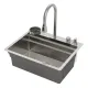 Кухонная мойка Roxen Stage Plus 560250-60 многофункциональная 8 в 1 60*48/сатин