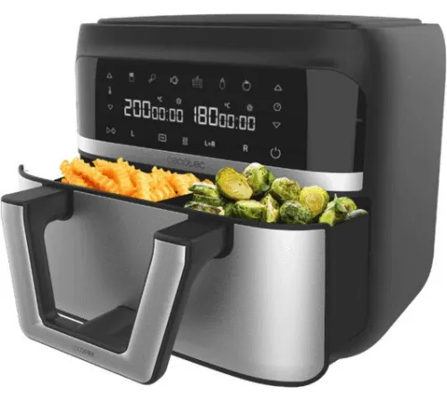 Аэрогриль аэрофритюрница Cecotec Cecofry Dual 9000