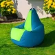 Кресло-мешок Mio Tesoro Груша Kombo XXL GF-130x85-NN небесный/неон