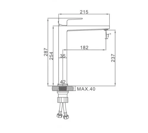 Смеситель Ledeme L1173B