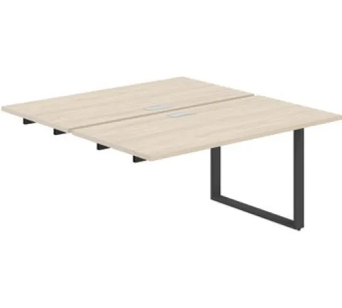 Стол Norden Приставка 320x143.8x75 AG.126.AR.L.72.AN антрацит/серебро/акация равелло