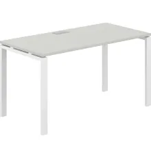 Офисный стол Norden 140х70х75 SG.205.SH.63.WH белый/серый бархат