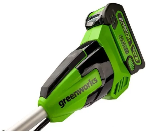 Триммер Greenworks GD40BCBK4 2105707UB с 1-им АКБ 4 Ач