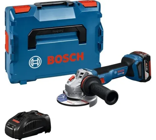 Угловая шлифмашина Bosch GWS 18V-11 S Professional 06019N4003 с 1-м АКБ, кейс