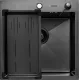 Кухонная мойка ARFEKA Eco AR мойка 500*500, коландер G, дозатор Black Decor Volcanic
