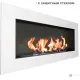 Биокамин ZeFire Elliot 1500 с белой рамкой