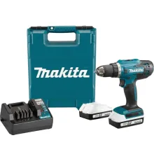 Дрель-шуруповерт Makita DF488D002 с 2-мя АКБ, кейс