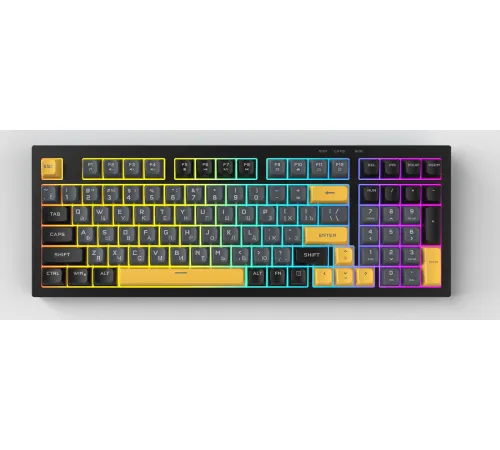 Клавиатура Ritmix RKB-598BL черный/серый