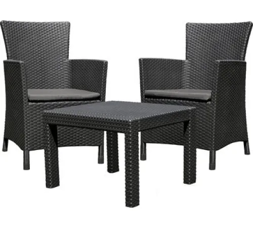 Набор садовой мебели Allibert Rosario balcony set графит