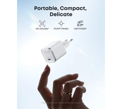 Сетевое зарядное Anker Nano Charger A2692 45W белый