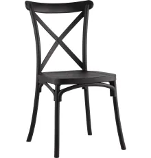 Стул Stool Group Кроссбэк пластиковый черный