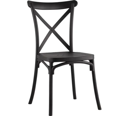 Стул Stool Group Кроссбэк пластиковый черный