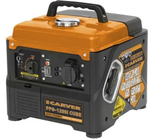 Бензиновый генератор Carver PPG-1200I Cube