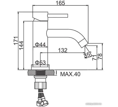 Смеситель Ledeme L71006Y