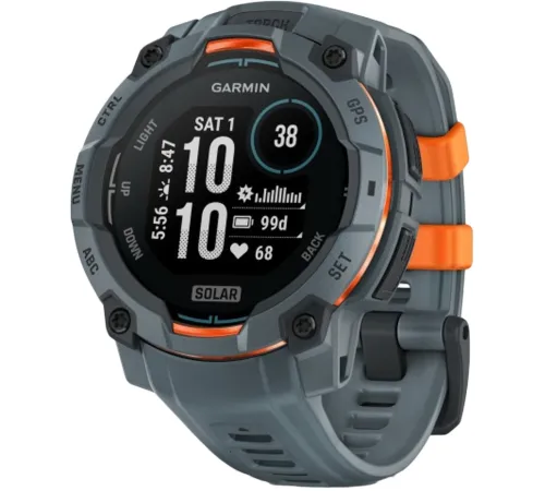 Умные часы Garmin Instinct 3 Solar 45 мм серый
