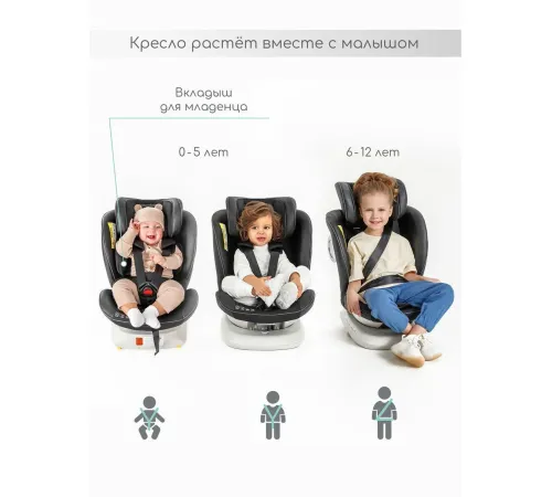 Детское автокресло Amarobaby Champion Isofix AMARO-2008CH-Be бежевый