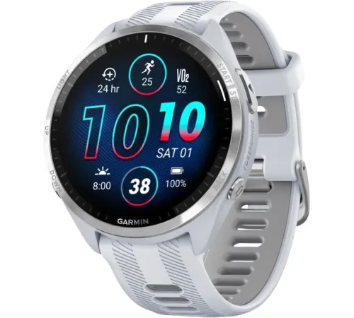 Умные часы Garmin Forerunner 965 белый/серый