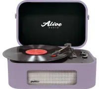 Виниловый проигрыватель Alive Audio Stories сиреневый