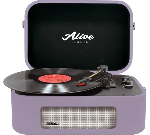 Виниловый проигрыватель Alive Audio Stories сиреневый