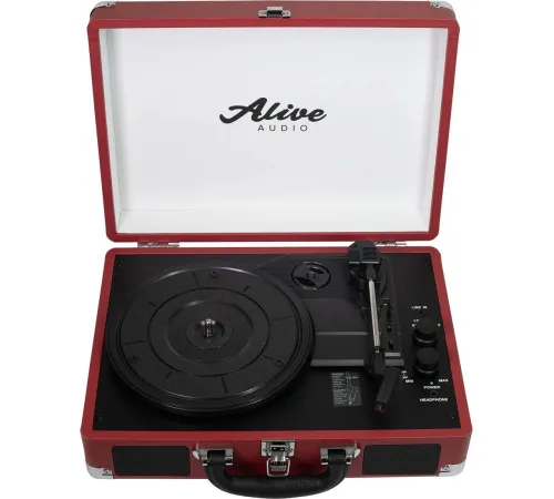 Виниловый проигрыватель Alive Audio Glam Cherry