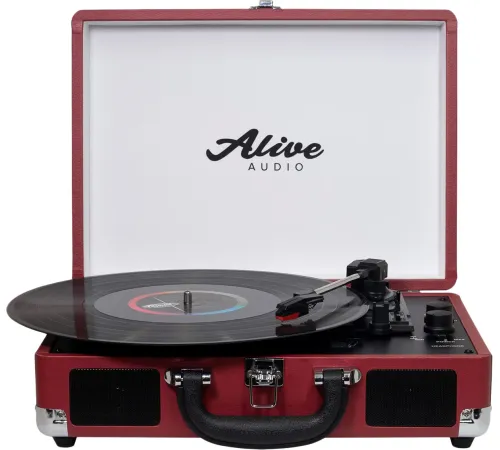 Виниловый проигрыватель Alive Audio Glam Cherry
