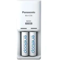Аккумуляторы + зарядное Panasonic BQ-CC50 + 2xAA