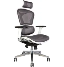 Офисное кресло Norden Hero White YS-0810H-TE+EW белый/серый