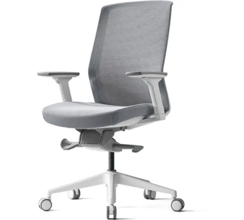 Офисное кресло Bestuhl J1 White Pl серый