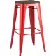 Табурет Stool Group TOLIX WOOD барный красный глянцевый