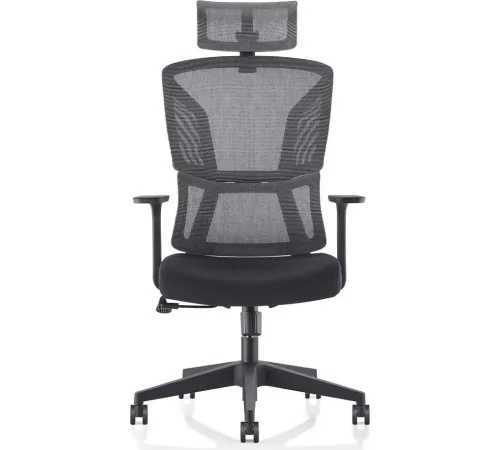 Офисное кресло SitZone U-065A сетка/ткань, черный