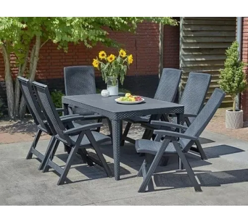 Стол Keter Girona 233563 графит
