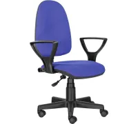 Кресло Brabix Prestige Ergo MG-311 ткань, черный/синий