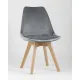 Стул Stool Group Frankfurt велюр серый
