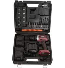 Дрель-шуруповерт Pioneer Tools CD-M2012C-USP с 2-мя АКБ, кейс, оснастка