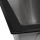Кухонная мойка ARFEKA ECO AR 500*500 GS BLACK GLASS + SATIN