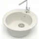 Кухонная мойка MARRBAXX Карельский камень модель 3/Q7 F003Q007 белый/хлопок